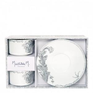 Coffret de tasses à thé Madame de Polignac