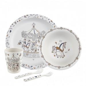 Mon premier coffret repas en bambou Petit Carrousel